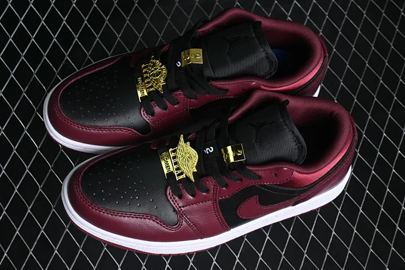 All categories Air Jordan Jordan series basketball shoes Air Jordan 1 Low Air Jordan 1 Low AJ1 Joe 1 black wine red metal flying wings DB6491-600